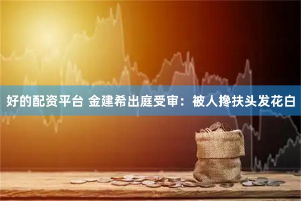 好的配资平台 金建希出庭受审：被人搀扶头发花白